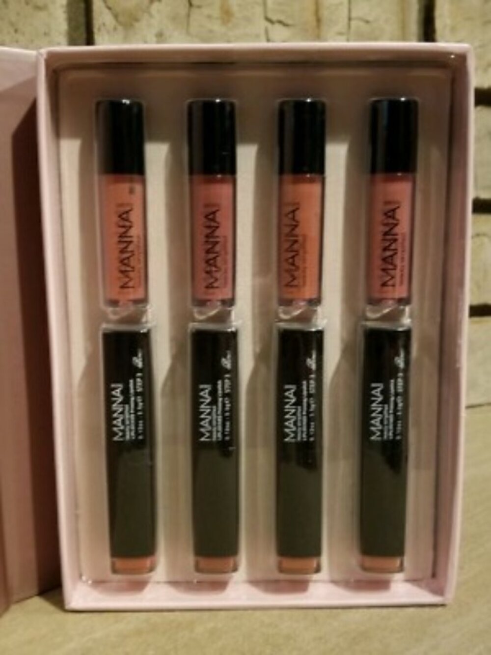 NEW *VAULTED* Manna Kadar Lip Service 8 pc priming lip stains & lipsticks